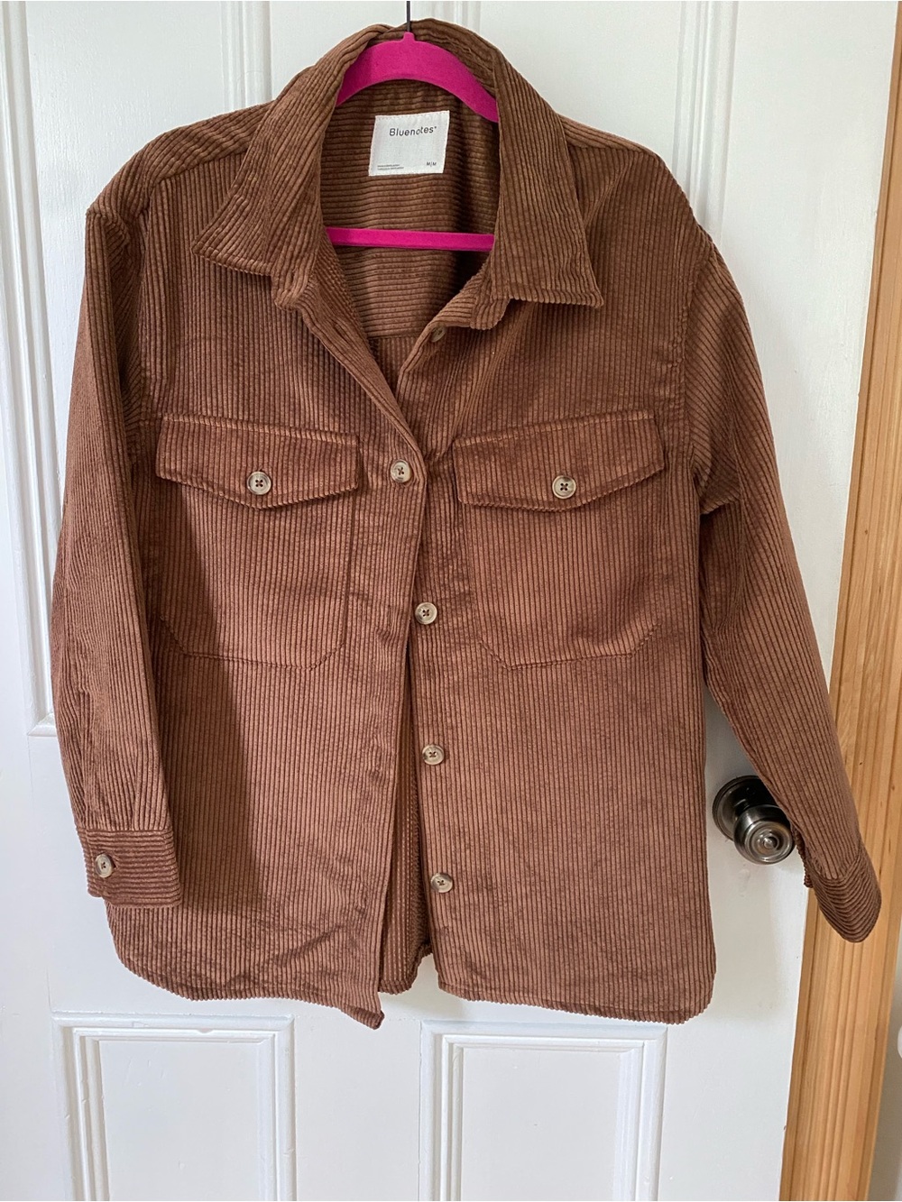 Bluenotes Brown Corduroy Button-Up Jacket
